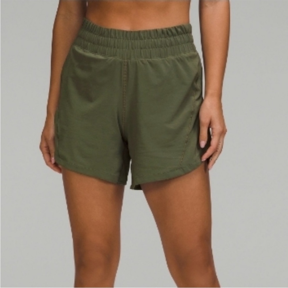 Lululemon Track That High Rise Shorts 5” Carob Brown 8